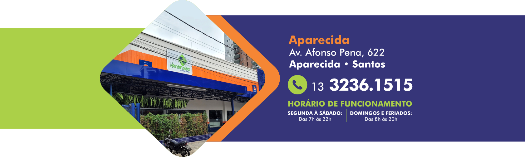 Loja 5 do Supermercado Varandas: endereço, telefone e horário